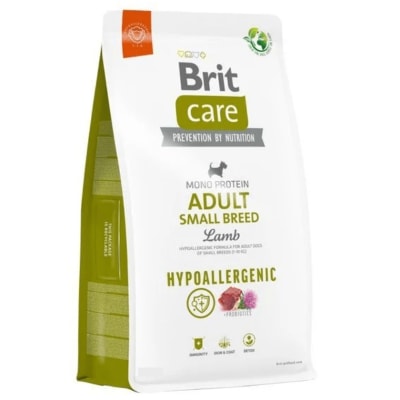 BRIT CARE PERRO ADULTO RAZA PEQUEÑA CORDERO HYPO 3 KG