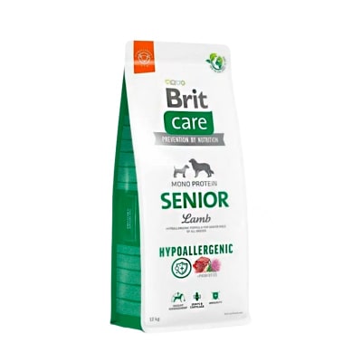 BRIT CARE PERRO SENIOR CORDERO HYPO 12 KG