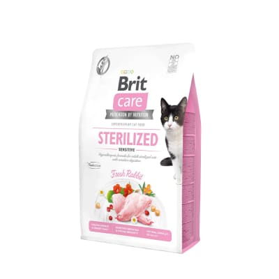 BRIT CARE GATO GF ESTERILIZADO SENSITIVE 2 KG