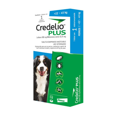 CREDELIO PLUS PERRO 22-45 KG 1 COMP