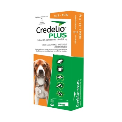 CREDELIO PLUS PERRO 5,5-11 KG 1 COMP1