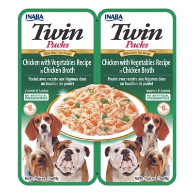 TWIN PACKS RECETA DE POLLO CON VERDURAS 80 GR
