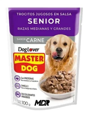 MASTER DOG POUCH SENIOR CARNE 100 GR
