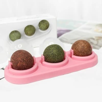 TRIPLE PELOTA GIRATORIA CATNIP QQ0014
