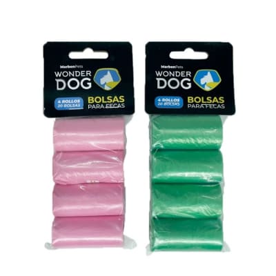 BOLSAS PARA FECA ROSA/VERDE NO47 4 UN1