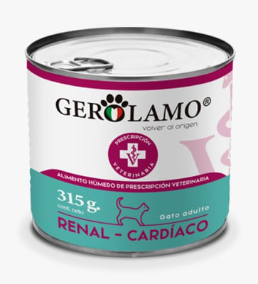GEROLAMO LATA GATO RENAL CARDIACO 315 GR