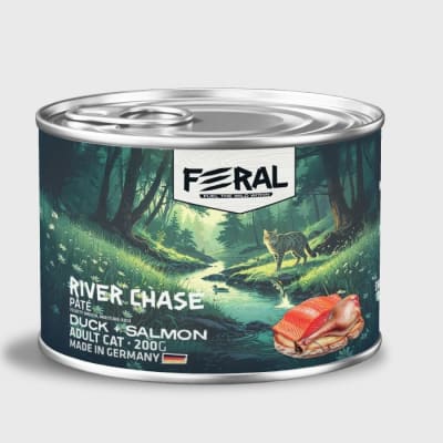 LATA FERAL GATO PATO SALMON 200 GR1