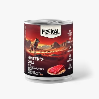 LATA FERAL PERRO MONOPROTEINA CARNE 400 GR1