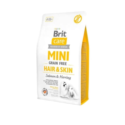 BRIT CARE MINI GF HAIR & SKIN 2 KG