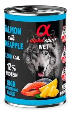 LATA ALPHA SALMON CON PIÑA 400 GR