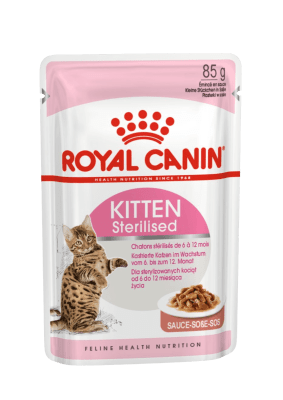 ROYAL CANIN POUCH KITTEN STERILISED 85 GR1