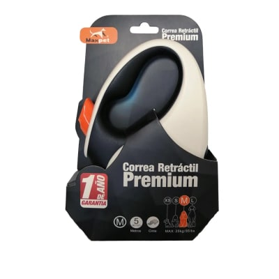 CORREA RETRACTIL CORDEL M BLANCO X007MB