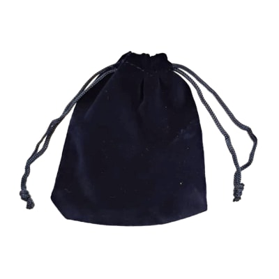 BOLSITA DE TERCIOPELO AZUL