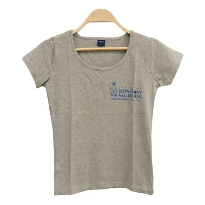 POLERA DEPORTIVA MUJER STRETCH GRIS