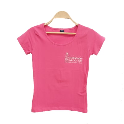 POLERA DEPORTIVA MUJER STRETCH ROSADA