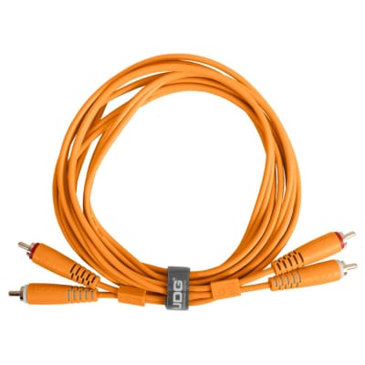U97001OR UDG Ultimate Audio Cable Set RCA - RCA Orange Straight