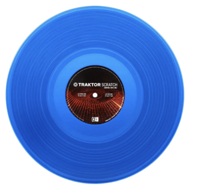 VINYL TRAKTOR SCRATCH CONTROL | BLUE