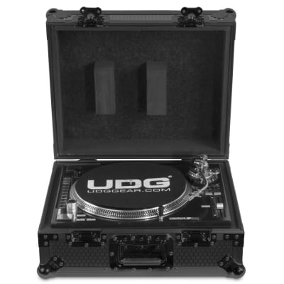 U91030BL2 UDG Ultimate Flight Case Multi Format Turntable Black MK24