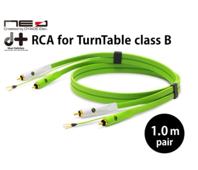 Oyaide NEO d+ Class B Turntable RCA+Ground Cable (DUO)1