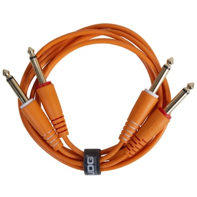 U97002OR UDG Ultimate Audio Cable Set 1/4'' Jack - 1/4'' Jack Orange Straight