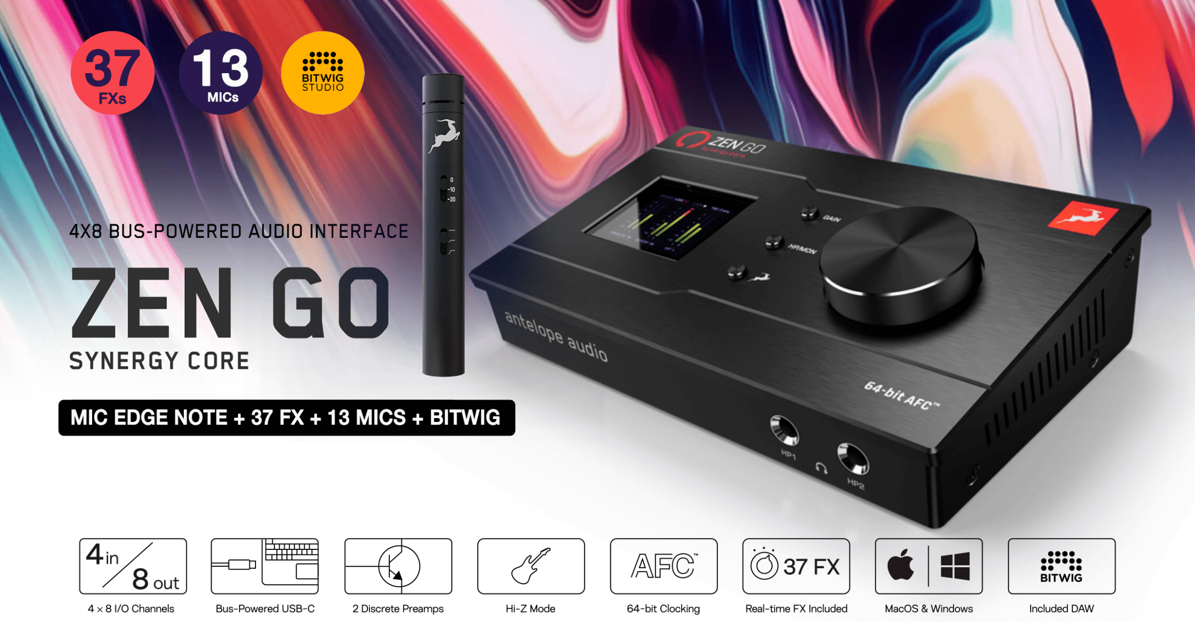 Antelope Audio Zen Go USBモデル　本体のみ zengo-promo-junio0857.png