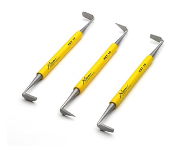 X-10129 TRIMMING TOOL SET W/ DBLE END 3 TEMPERED STNLESS1