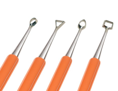 X-10080CARVING TOOLS W/  DOUBLE END (4 SET) STAINLESS1