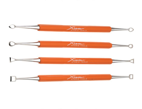 X-10080CARVING TOOLS W/  DOUBLE END (4 SET) STAINLESS3