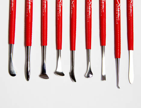 X-10081 MODELING /CARVING TOOLS W/DOUBLE END 9 SET STNLESS3