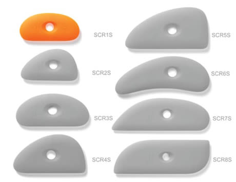 X-10193 SOFT SILICONE RIB 1 - ORANGE2