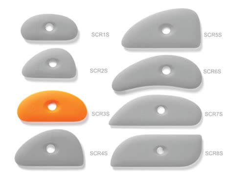 X-10195 SOFT SILICONE RIB 3 - ORANGE1