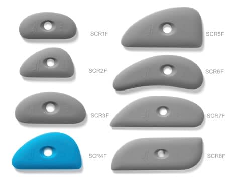 X-10204 FIRM SILICONE RIB 4 - BLUE2