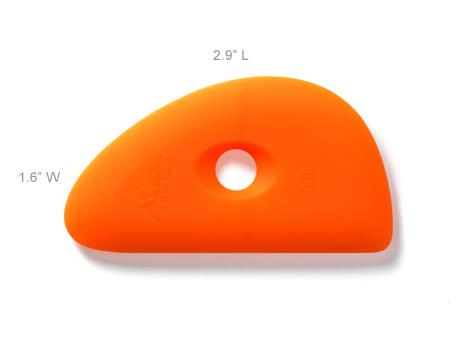 X-10196 SOFT SILICONE RIB 4 - ORANGE1
