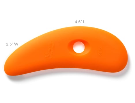 X-10198 SOFT SILICONE RIB 6 - ORANGE1