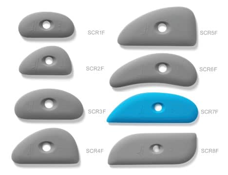 X-10207 FIRM SILICONE RIB 7 - BLUE2