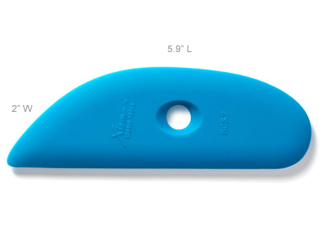 X-10207 FIRM SILICONE RIB 7 - BLUE1