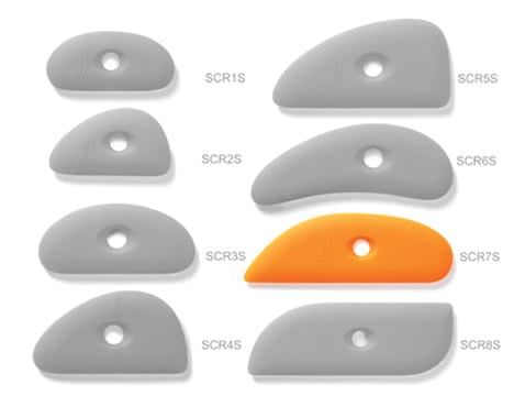 X-10199 SOFT SILICONE RIB 7 - ORANGE2