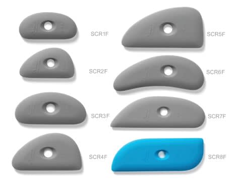 X-10208 FIRM SILICONE RIB 8 - BLUE2