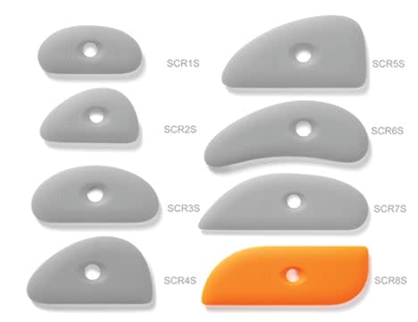 X-10200 SOFT SILICONE RIB 8 - ORANGE2