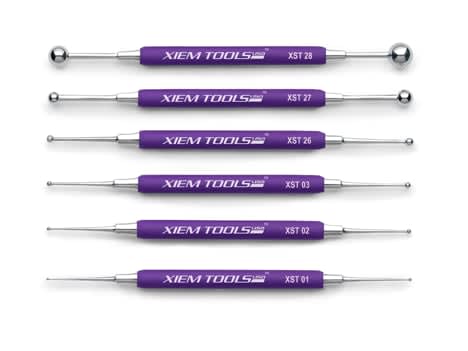 X-10134 STYLUS TOOL DOUBLE-END , BALL 1.5 MM/2MM STNLESS2