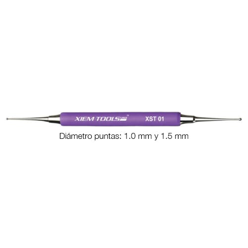 X-10133 STYLUS TOOL DOUBLE-END, BALL  1MM/1.5MM STNLESS1