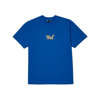 POLERA HUF BIG H AZUL
