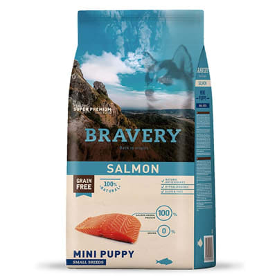 BRAVERY SALMON MINI PUPPY SMALL BREEDS 2KG