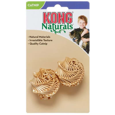 KONG CAT STRAW BALL 2 UN