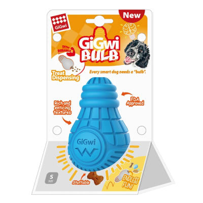 GIGWI BULB RUBBER TREAT DISPENSER TALLAS S/M/L