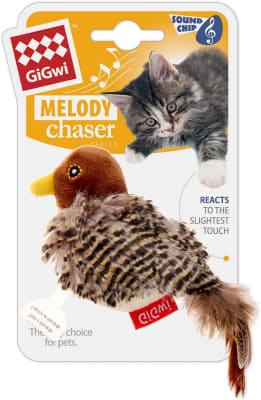 GIGWI MELODY CHASER ACTIVE SOUND CHINITA/ERIZO/PÁJARO/RATÓN/GRILLO