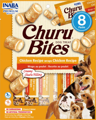 CHURU BITES DOG SABOR POLLO 96GR