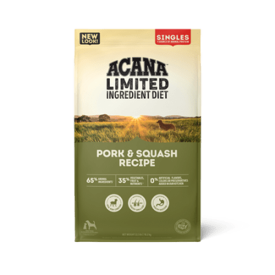ACANA DOG PORK & SQUASH RECIPE 2KG/10.2KG