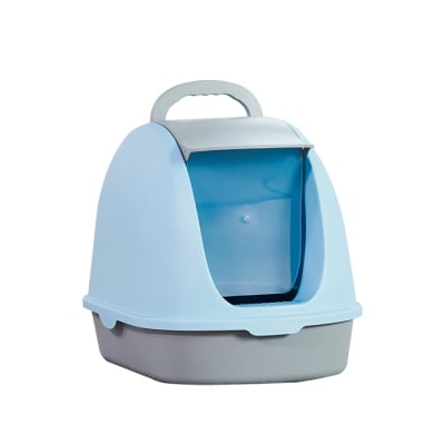 WONDER CAT ARENERO BIGCAT GRIS/CELESTE 47X68.5X44.5CM