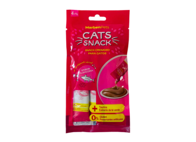 Cats Snack cremoso sabor Albacora